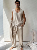 Cozy 100% Cotton Tank Top Set Sets coofandy