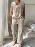 Cozy 100% Cotton Tank Top Set Sets coofandy