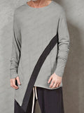 Modern Asymmetric Artistic Cut Set Sets coofandy