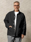 Essential Utility 100% Cotton Jacket Jackets coofandy Black M
