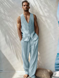 Leisure Versatile 2-Piece Set Sets coofandy Blue M