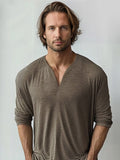 Premium Soft Stretch Basic Top T-Shirt coofandy