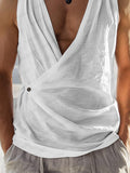 Minimalist Crossover Cotton Tank Top Tank Tops coofandy