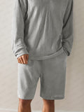 Casual Soft Waffle 2-Piece Set Sets coofandy
