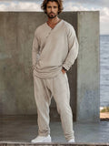 Minimalist Utility 2-Piece Set Sets coofandy Khaki M
