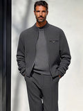Comfy Luxe Jacket Pants Set Sets coofandy