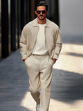 Versatile Jacket Pants Set Sets coofandy