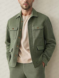 Utility Corduroy Cargo Jacket Set Sets coofandy