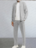 Activewear Jacket Pants Set Sets coofandy