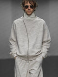 Stylish Full-Zip Jacket Set Sets coofandy