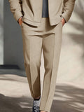 Casual Versatile Jacket Pants Outfits Sets coofandy
