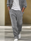 Luxe Simple Cardigan Pants Set Sets coofandy
