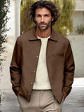 Casual Urban Versatile Jacket Jackets coofandy Brown M