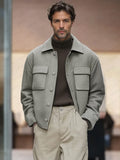 Refined Utility Comfort Jacket Jackets coofandy Light Grey M