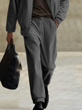 Urban Casual Twill Matching Sets Sets coofandy