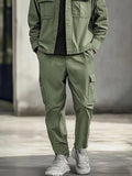 Functional Cotton Cargo Jacket Set Sets coofandy