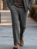 Elegant Mockneck Jacket Pants Set Sets coofandy