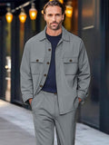 Modern Utility Jacket Set Sets coofandy