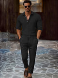 Effortless Elegance Walffe 2-Piece Outfit Sets coofandy Black M