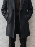 Classic Tailored Two-Button Coat Coat coofandy