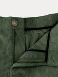 Soft Corduroy Cargo Pants Pants coofandy