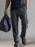 Casual Comfort Corduroy Pants Pants coofandy Dark Grey M