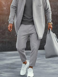 Timeless Comfort Jacket Pants Set Sets coofandy