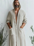 Comfy Hooded 100% Cotton Robe Robe coofandy