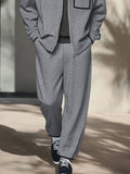 Leisure Soft Jacket Pants Set Sets coofandy