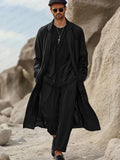 Minimalist 3-Piece Matching Sets Sets coofandy Black M