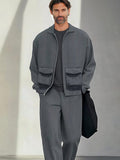 Comfy Athleisure Jacket Pants Set Sets coofandy