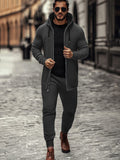 Warm Stretchy 2-Piece Matching Set Sets coofandy Dark Grey M