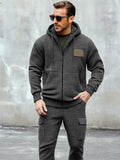 Comfort Sweat Jacket Pants Set Sets coofandy