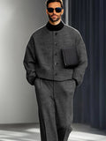 Urban Luxe Jacket Pants Set Sets coofandy