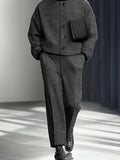 Urban Luxe Jacket Pants Set Sets coofandy