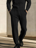 Soft Stretch Knitted 2-Piece Set Sets coofandy