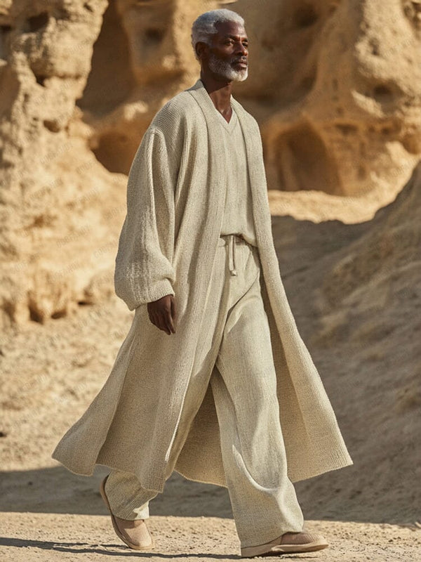 Premium Comfort 3-Piece Set Sets coofandy Khaki M