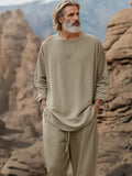 Comfy Athleisure Simple 2-Piece Outfit Sets coofandy