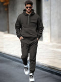Urban Utility Activewear Set Sets coofandy Dark Grey M