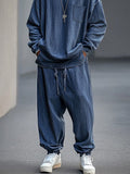 Fashion Faux Denim 2-Piece Set Sets coofandy