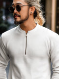 Functional Waffle Basic Top T-Shirt coofandy