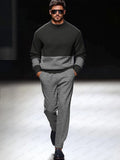 Elegance Colorblock 2-Piece Set Sets coofandy Grey M