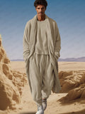 Modern Zen 3-Piece Outfits Sets coofandy Khaki M
