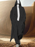 Comfy Urban Fashion 3-Piece Layered Outfit Sets coofandy Black M