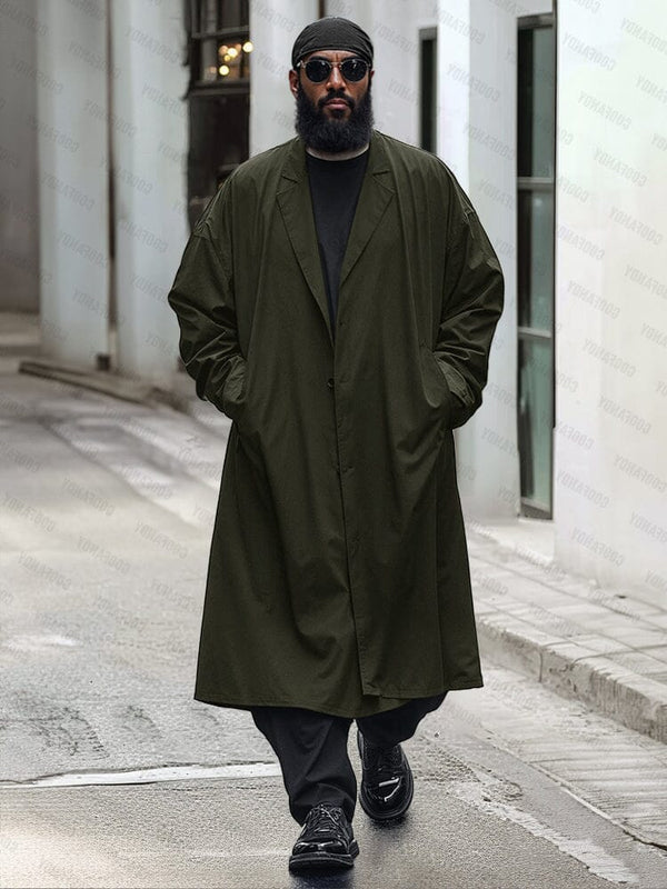 Urban Lightweight Trench Coat Coat coofandy Army Green M