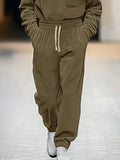 Modern Simple Corduroy Matching Sets Sets coofandy