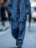 Trendy Denim Jacket Pants Set Sets coofandy
