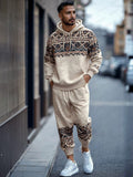 Ethnic Style Printed 2-Piece Set Sets coofandy PAT4 M
