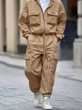Workwear Inspired Cotton 2-Piece Set Sets coofandy