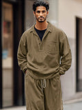Leisure Denim Style 2-Piece Set Sets coofandy